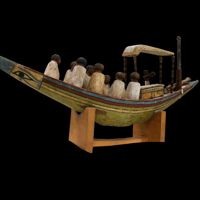 Model of Funerary Boat of Ukhhotep